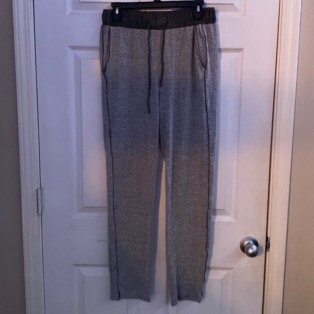 Bobeau grey brushed joggers